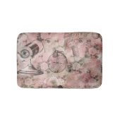 ロマンチック・スチームパンク |アンティークヴィンテージエフェメラ バスマット (正面)