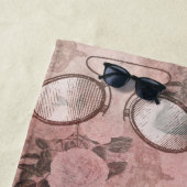 ロマンチック・スチームパンク |アンティークヴィンテージエフェメラ ビーチタオル (インサイチュ)