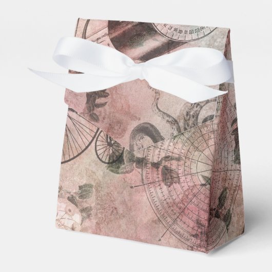 ロマンチック・スチームパンク |アンティークヴィンテージエフェメラ フェイバーボックス (正面サイド)