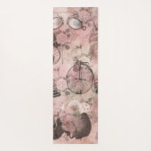 ロマンチック・スチームパンク |アンティークヴィンテージエフェメラ ヨガマット (裏面)