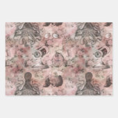 ロマンチック・スチームパンク |アンティークヴィンテージエフェメラ ラッピングペーパーシート (正面3)