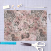 ロマンチック・スチームパンク |アンティークヴィンテージエフェメラ 薄葉紙 (クラフト)