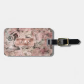 ロマンチック・スチームパンク |ヴィンテージエフエマモノグラム ラゲッジタグ (正面横)