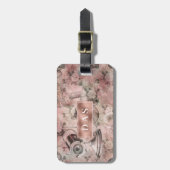 ロマンチック・スチームパンク |ヴィンテージエフエマモノグラム ラゲッジタグ (正面縦)