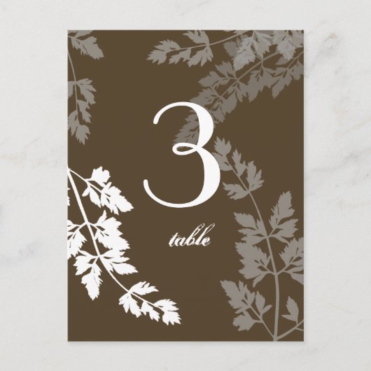 ロマンチック ネイチャー / テーブル カード (正面)