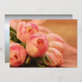 ロマンチック ピンク バタフライ チューリップ (正面/裏面)