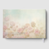 ロマンチック フローラル レター トゥ ザ ブライド エレガント モダン ゲストブック (裏面)