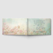 ロマンチック フローラル レター トゥ ザ ブライド エレガント モダン ゲストブック (全面)