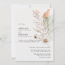 ロマンチック  ボヘミアンフラワーウェディング