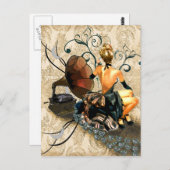 ロマンチック ポストカード (正面/裏面)