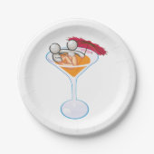 ロマンチック・マルティーニ ペーパープレート (正面)