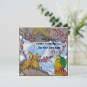 ロマンチック ユニーク ビューティフル クリスマス インビテーション (スタンド正面)