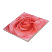 ロマンチック レッド ピンク ローズ ウォーター ドロップス タイル (側面)