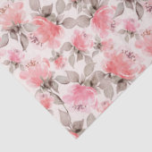 ロマンチック – ヴィンテージバラ水彩ティッシュペーパー 薄葉紙 (詳細)