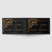 ロマンチック、ヴィンテージ、アンティーク結婚ズ ゲストブック (全面)