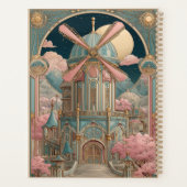 ロマンチック ヴィンテージ アートヌーボー サーカス プランナー手帳 (裏面)