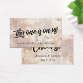 ロマンチック、ヴィンテージ、フローラドリンクチケットカードパック (デスク)