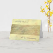 ロマンチック 愛してる 結婚記念日 カード (黄色い花)