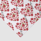 ロマンチックI愛あなた赤いバラハートティッシュペーパー 薄葉紙 (詳細)