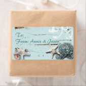 ロマンチックSeaShell結婚式の引き出物ギフトラベル ラベル (インサイチュ)