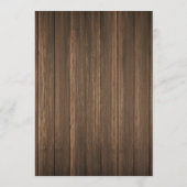 ロマンチッ素朴ク·グリーン·ブライダル·シャワーの招待 プログラム (裏面)