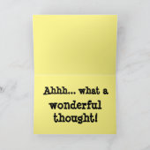 ロマンチッ考えるクなカード「君の」猫 カード (内部)