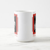 ロマンチパーソナライズされたックなバレンタインデーの写真 コーヒーマグカップ (中央)