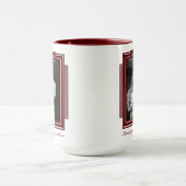 ロマンチパーソナライズされたックなバレンタインデーの写真 マグカップ (中央)