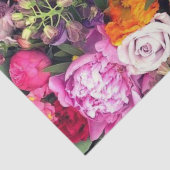 ロマンチ数々のックな色のフローラ  薄葉紙 (詳細)