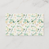 ロマンチ素朴ックなウッドラ結婚ンドのウェブサイトカード エンクロージャーカード (裏面)