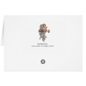 ロマンティカ/バレンタインのキューピッド集めピンクのバラ (裏面横)