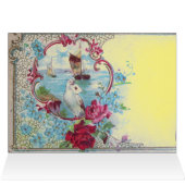 ロマンティカ/バレンタインのキューピッド集めピンクのバラ (内部横(上))