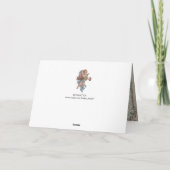 ロマンティカ/バレンタインのキューピッド集めピンクのバラ シーズンカード (裏面)