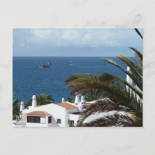 ロマンティシェシーランドシャフトミットパルメ ポストカード (正面)