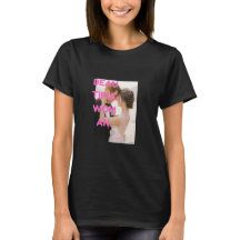 ロマンティックで美しい女性アートTシャツ - エレガントな女性へ