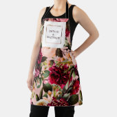 ロマンティックなシャープな菊のゴッサマー ピンク エプロン (インサイチュ)