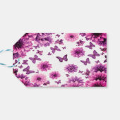 ロマンティックなバラの花 ギフトタグ (裏面横)
