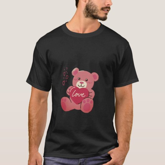 ロマンティックなバレンタインのギフト Tシャツ (正面)
