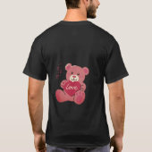 ロマンティックなバレンタインのギフト Tシャツ (裏面)