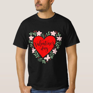 ロマンティックなバレンタインデークォートTシャツ Tシャツ