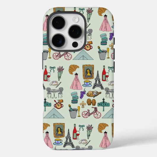 ロマンティックなパリ Case-Mate iPhoneケース (裏面)
