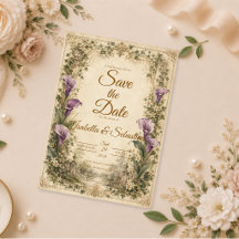 ロマンティックなビンテージカラーのカリフラワーの結婚式