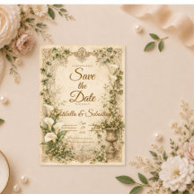 ロマンティックなビンテージカラーのユリの結婚式