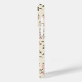 ロマンティックなヴィンテージのバラの花 フローラルパターン Case-Mate iPhoneケース (裏面 / 左)