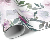 ロマンティックな春の花々 | 水彩 ラッピングペーパー (ロールコーナー)