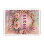 ロマンティックな母の日のカスタマイゼーション マグネット (横)