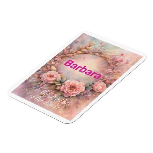 ロマンティックな母の日のカスタマイゼーション マグネット (左側)