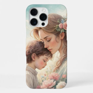 ロマンティックな水彩iPhoneの壁紙 - の贈り物 iPhone 16 Pro Maxケース