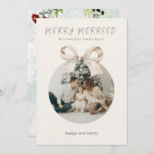 ロマンティックな結婚おめでとうカード 招待状 (正面/裏面)