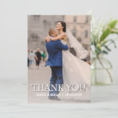 ロマンティックな結婚式のフォトカード（お礼用、文面・写真カスタマイズ可能） 招待状 (スタンド正面)